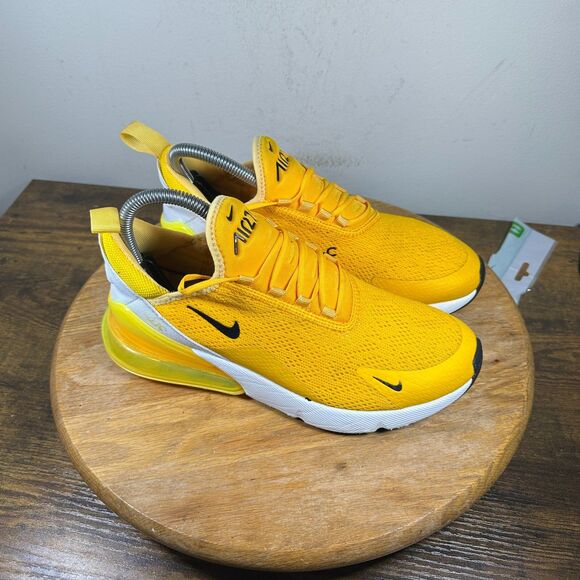 Nike Air Max 270 University Gold Women's Size 7.5 Yellow Shoes CK1675-700